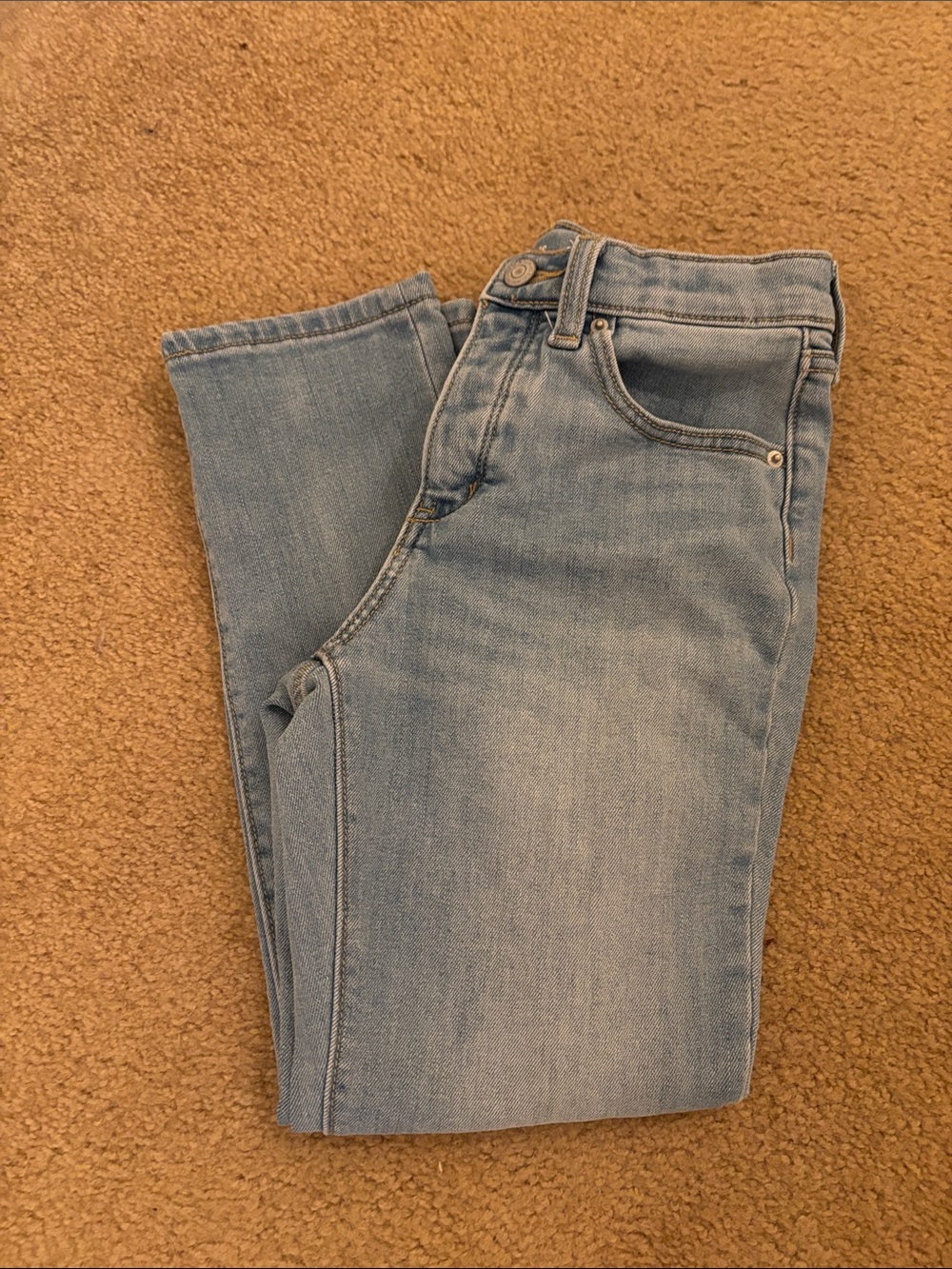 Old Navy Light Blue Kids Straight-Leg Jeans - Picture 2 of 2